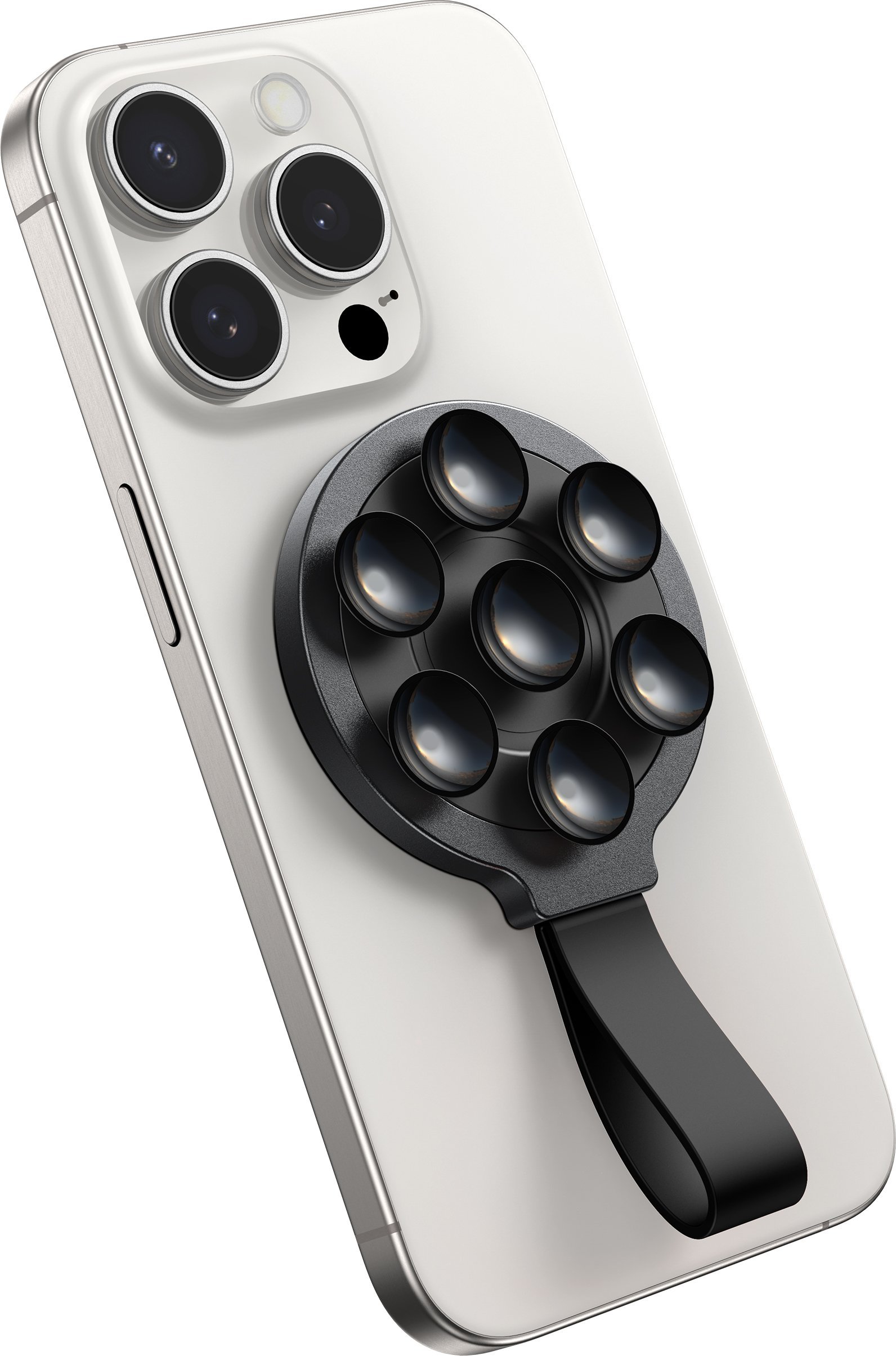 Joyroom Genialny uchwyt na telefon magnetyczny z przyssawkami czarny Genialny uchwyt na telefon magnetyczny z przyssawkami czarny