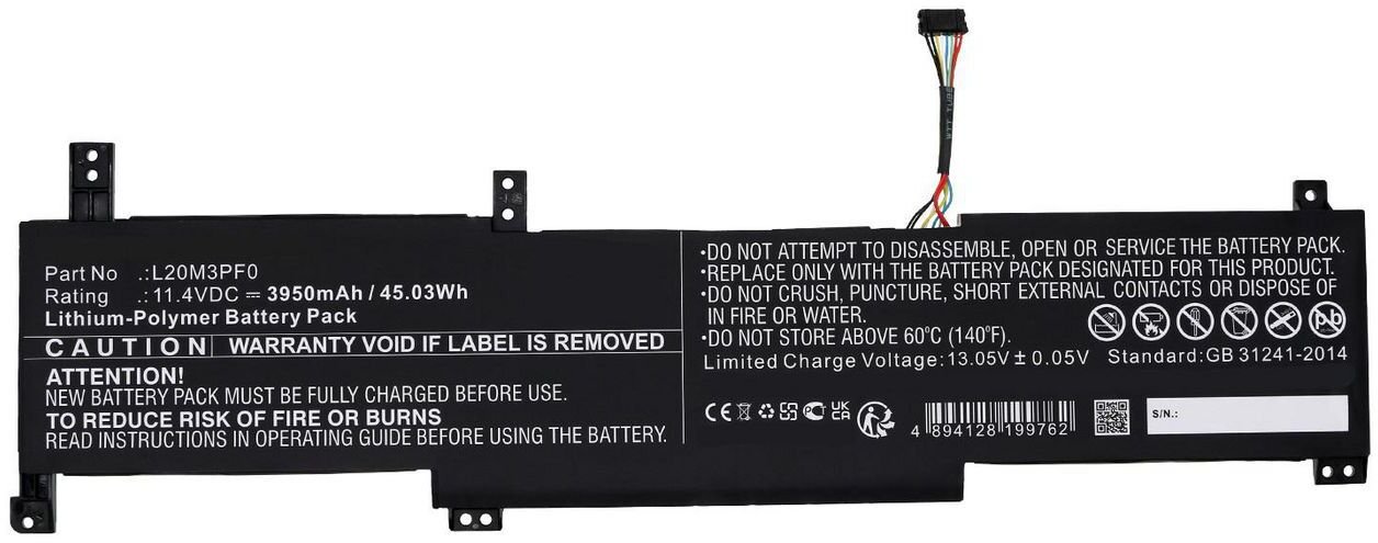 Bateria Lenovo CoreParts Laptop Battery 45.03Wh 11.4V 3950mAh