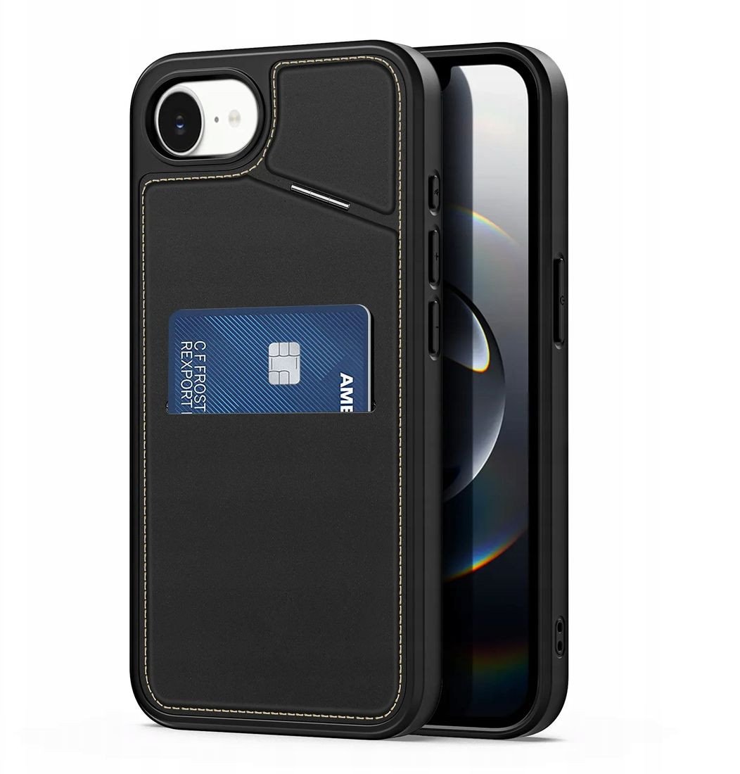 DUX DUCIS futerał RAFI II MAG z podstawką kompatybilny z MagSafe do IPHONE 16e (SE 4 2025) czarny