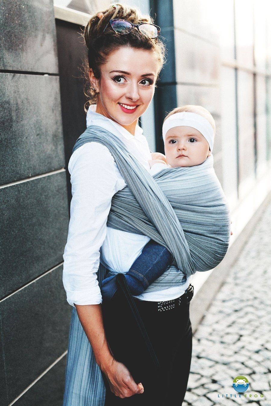 Little Frog Chusta tkana Little Frog - Angelit 4,2 m