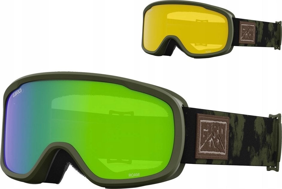 Giro Gogle zimowe GIRO ROAM TRAIL GREEN CLODDUST (szyba LODEN GREEN 26% S2 + YELLOW 77% S1) (NEW 2023/2024)