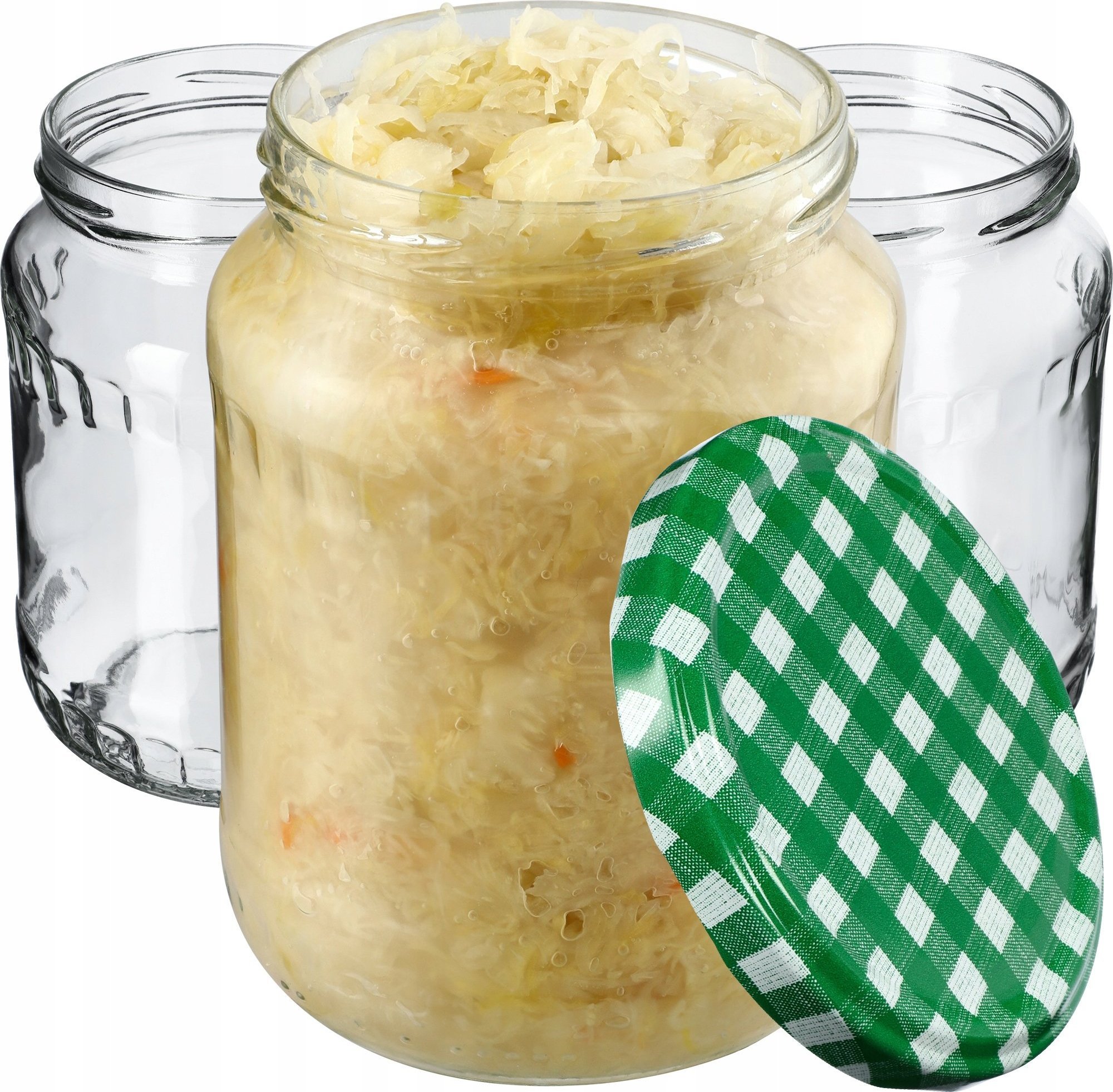 Kadax 24x Słoik Szklany 720ml Dżem Ogórki Zakrętka 82mm