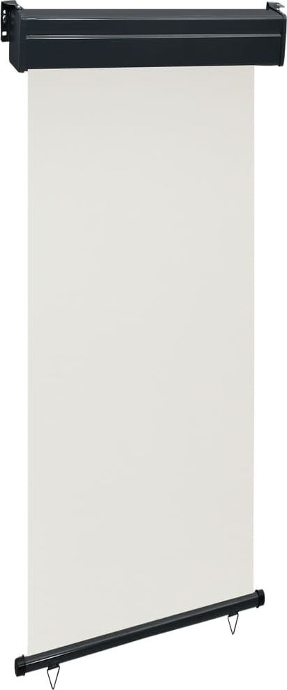 vidaXL Markiza boczna na balkon, 80 x 250 cm, kremowa