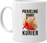 Koszulkowy Piekielnie dobry kurier - kubek z nadrukiem