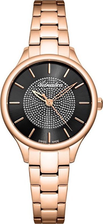 Zegarek Adriatica Zegarek damski Adriatica A3818.91R7Q CYRKONIE różowe złoto