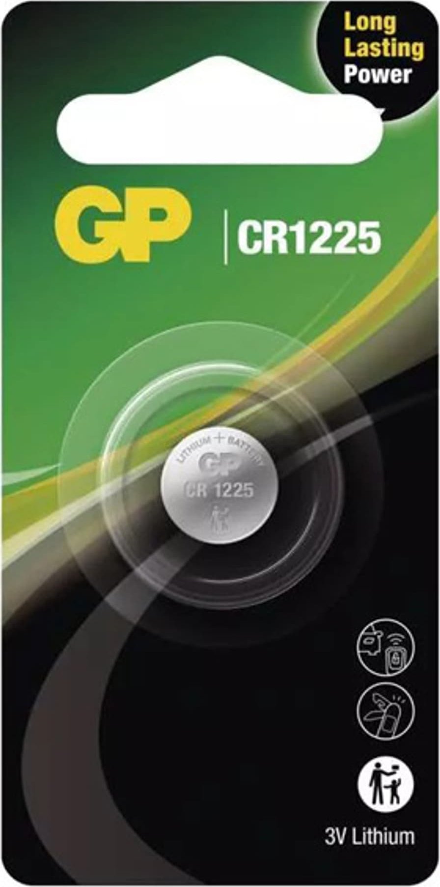 GP Bateria litowa guzikowa CR1225 3V blistr 1-pack