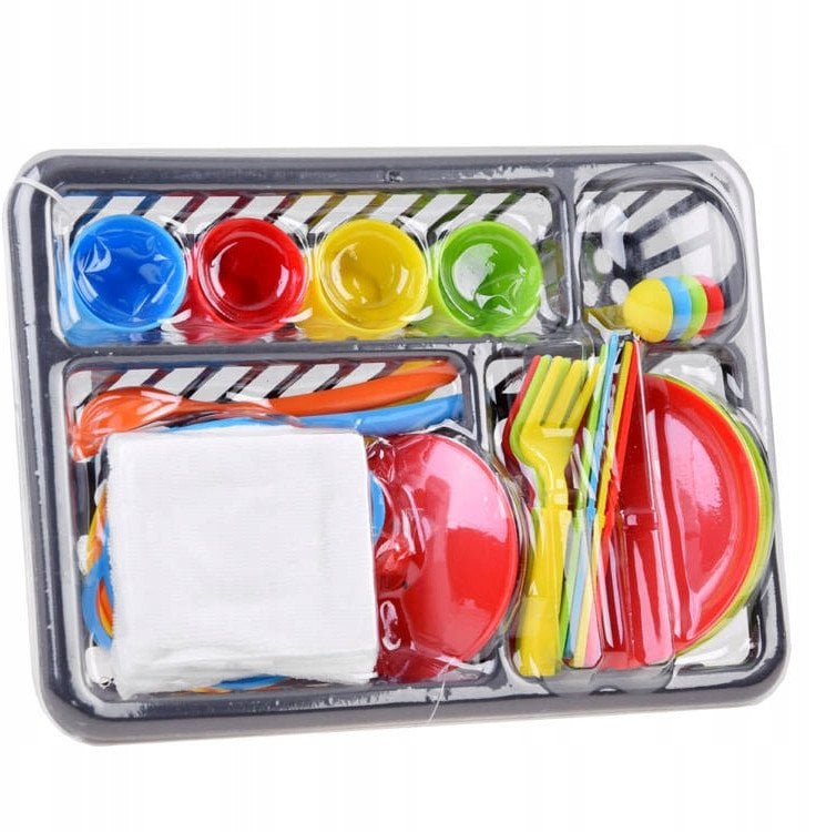 Zestaw garnki talerze suszarka naczynia ZA4450