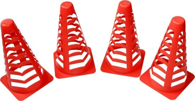 Master Pachołki do Piłki Nożnej Ćwiczeń Treningu MASTER 4 sztuki 22 cm