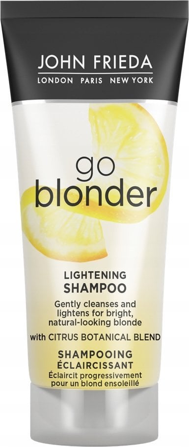 Alkotest JOHN FRIEDA_Sheer Go Blonder Shampoo szampon do włosów rozjaśnianych 75ml