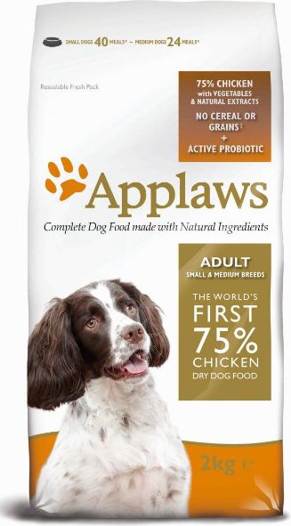 Applaws PIES SUCHY 2kg KURA SMALL/MEDIUM