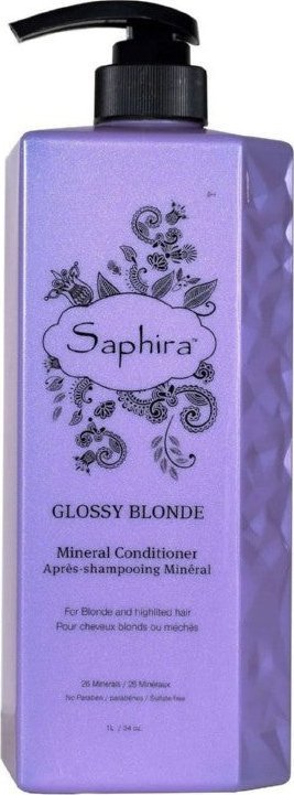 Fudge Saphira Kondicionierius šviesiems plaukams Glossy Skirtas šviesiems plaukams, 1000ml SAFGBC4