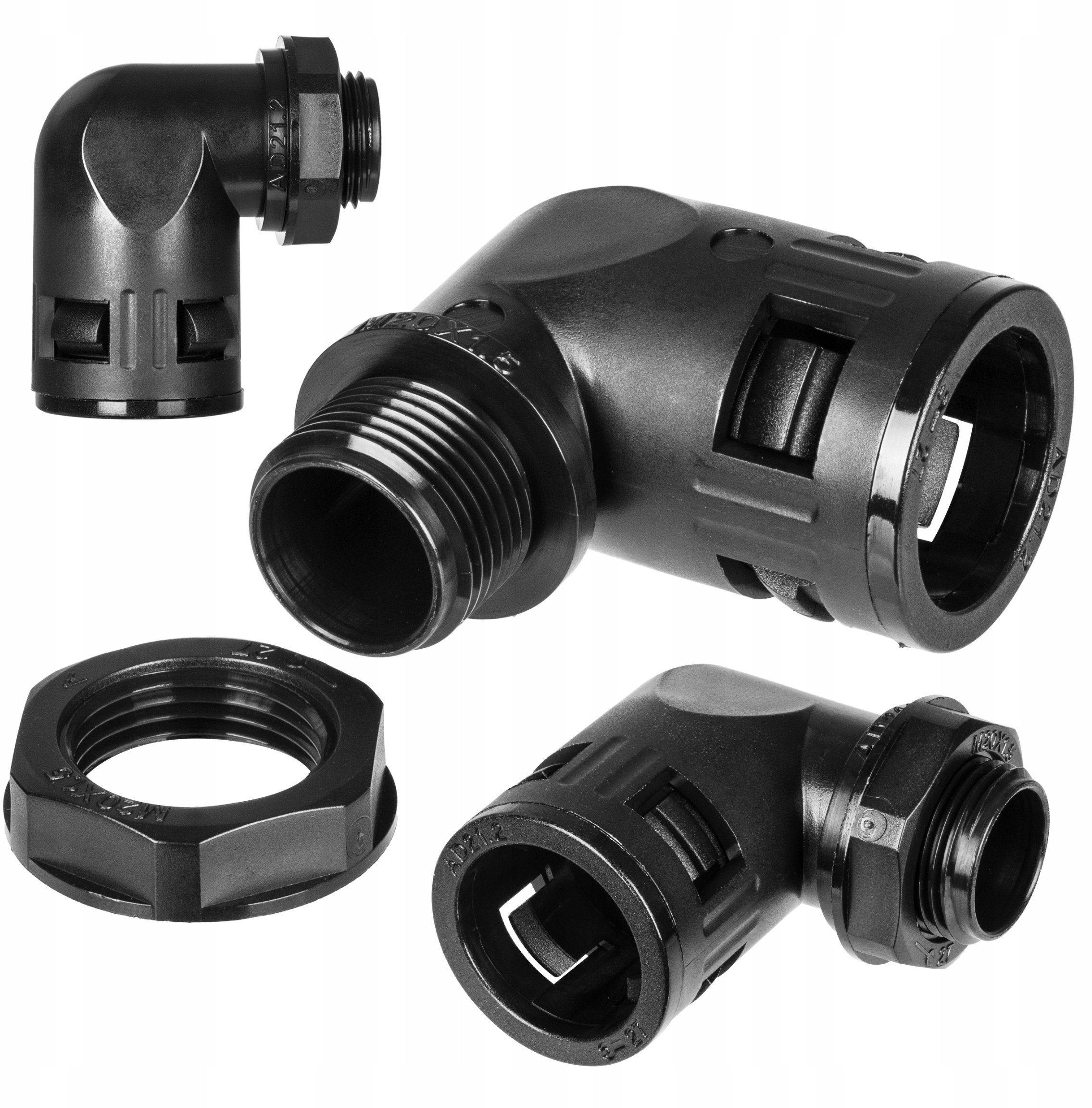 Dławik do peszla 90 ANA-QUICK M20x1,5-NW17 - BLACK 968.320.2 /1szt./