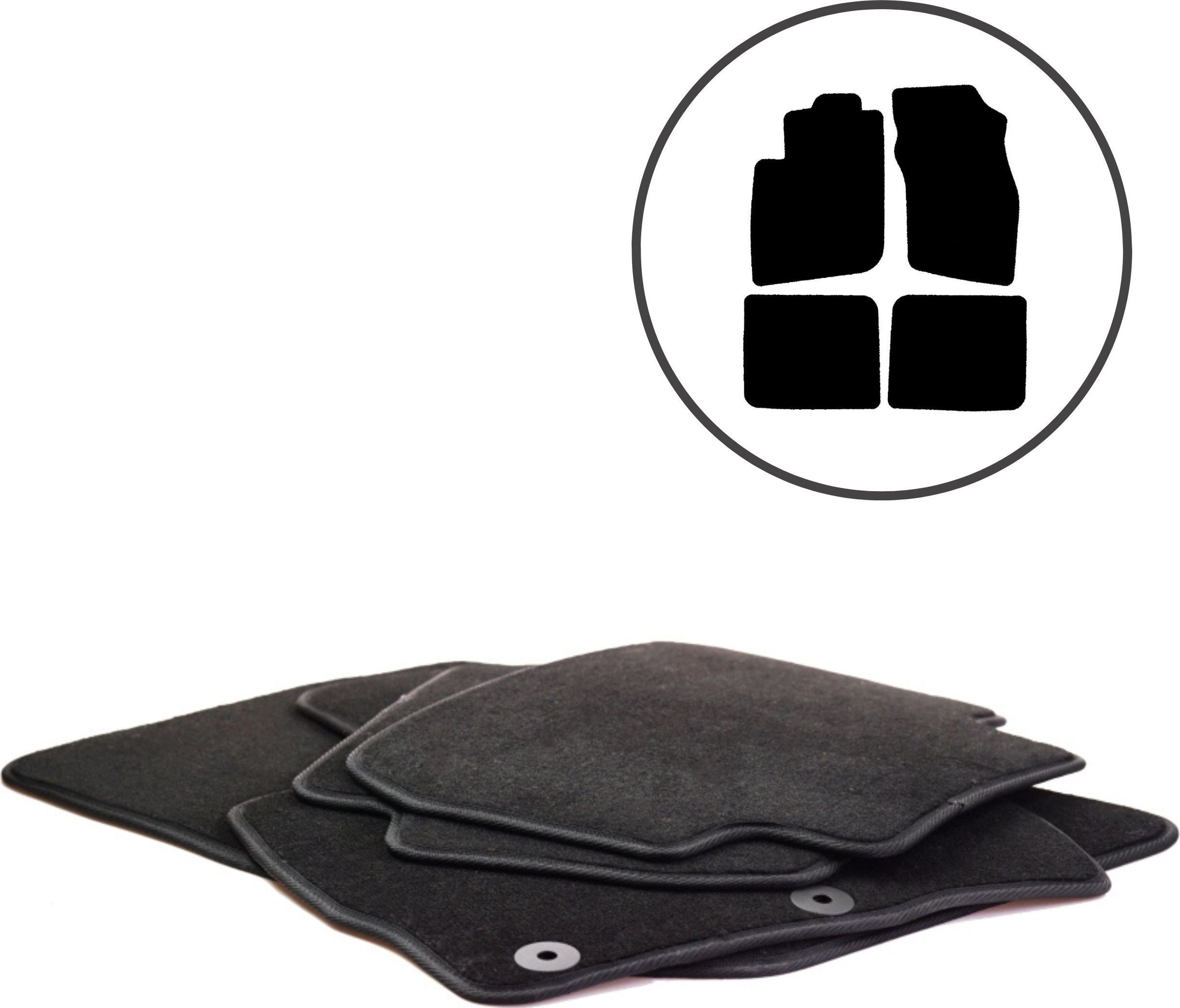 Dikel Dywaniki samochodowe 4szt. Volvo S40 I 1995-2004