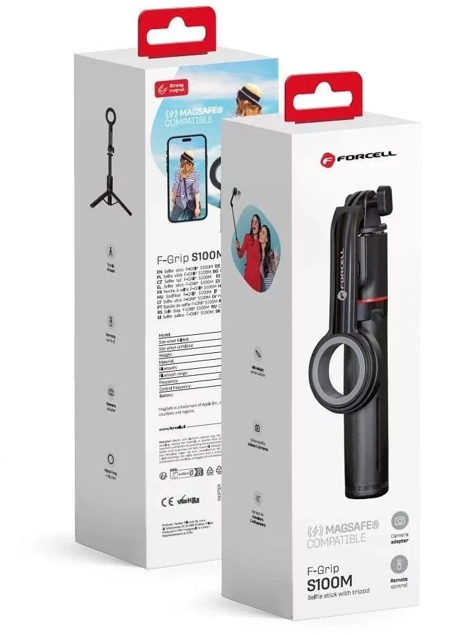 Selfie Stick MagSelfie S100M Statyw MagSafe Bluetooth Stabilizator