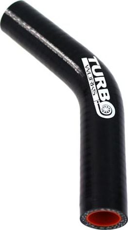 TurboWorks_B Kolanko 45st TurboWorks Pro Black 28mm