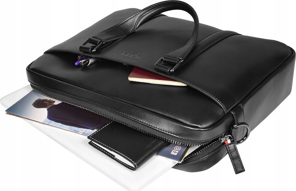 Torba Port Designs Port Designs Versailles II 35,6 cm (14") Aktówka Czarny