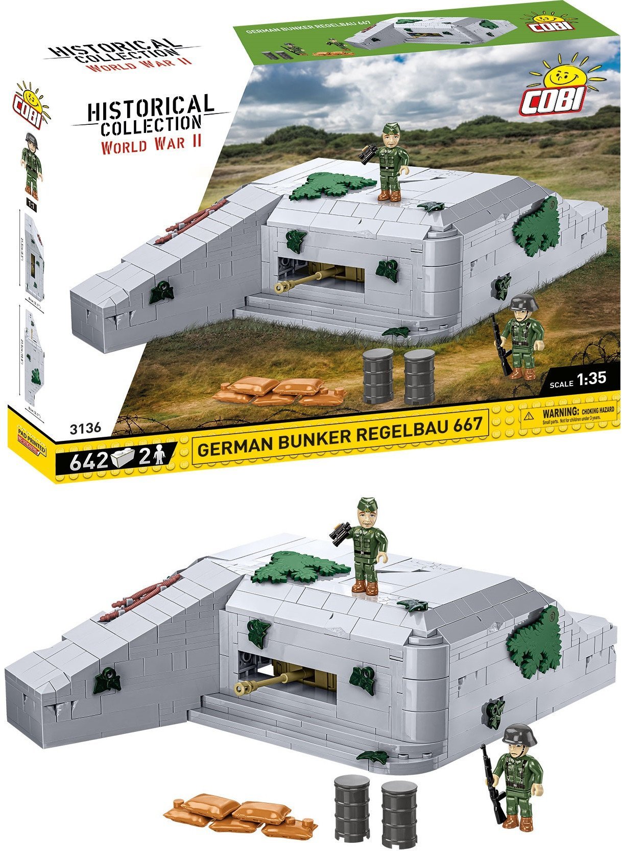 Klocki German Bunker Regelbau 667 642 klocki