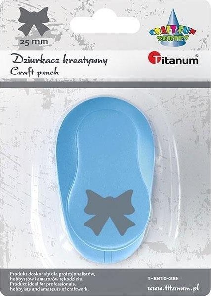 Titanum Dziurkacz z motywem 25mm kokarda