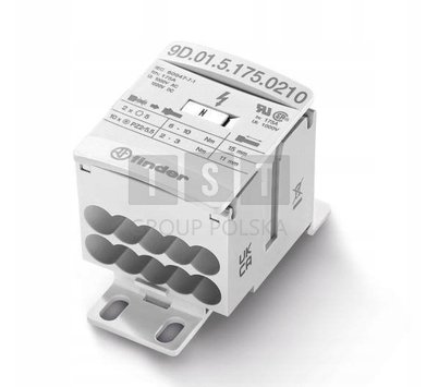 9D.01.5.175.0210 Blok rozdzielczy dystrybucyjny 175A wejście 2x70mm2 / wyjście 10x16mm2