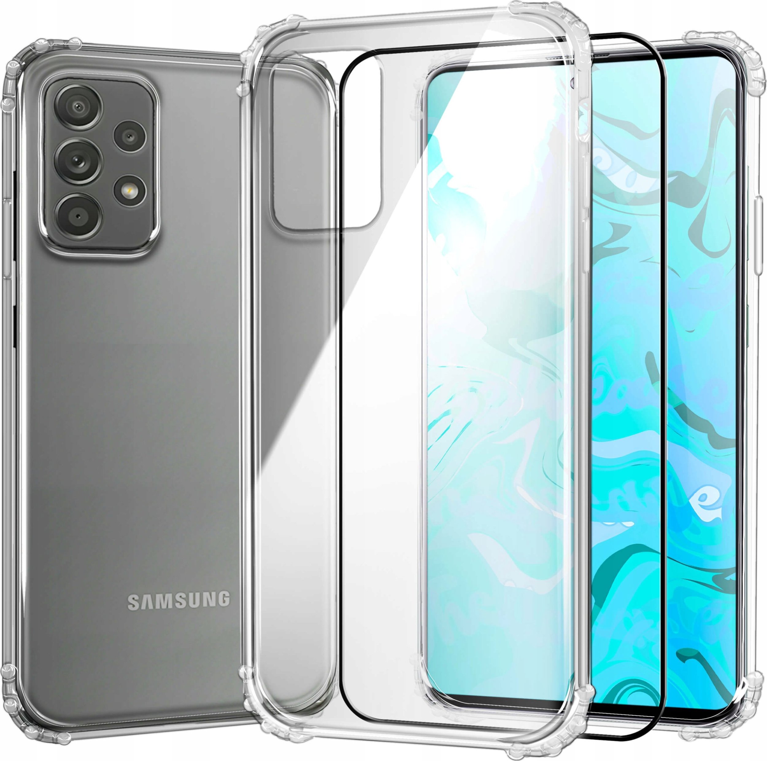 Hello Case Etui Do Samsung Galaxy A52 5G / A52 / A52S 5G / A52s Przezroczyste Pancerne