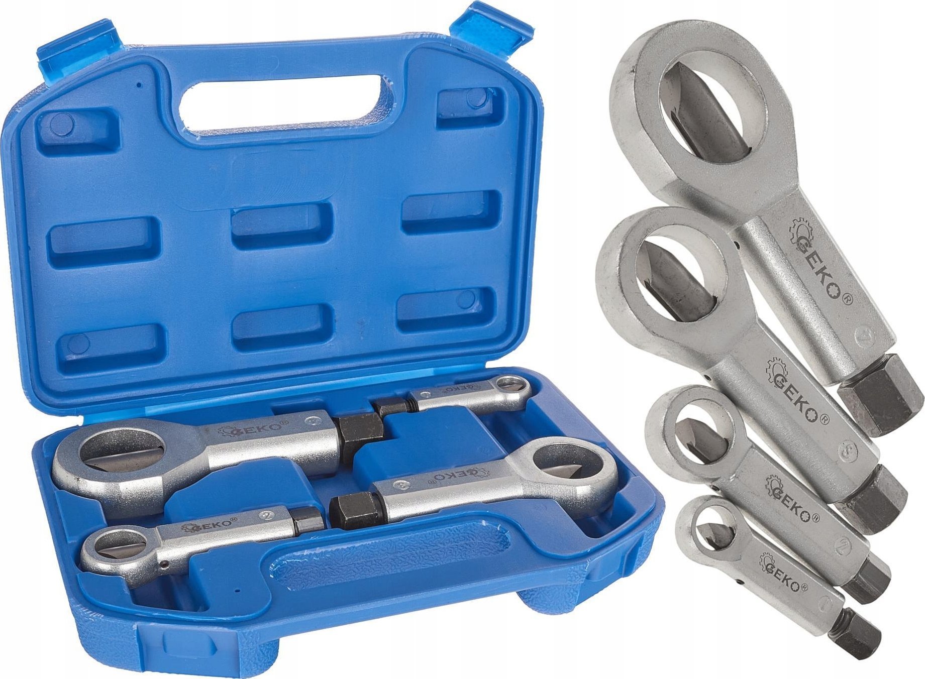 Geko Kpl. przecinaków do nakrętek 4szt 9-27mm (10)