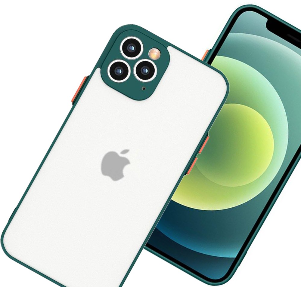 MILKY CASE SILIKONOWE ELASTYCZNE PÓŁPRZEZROCZYSTE ETUI DO SAMSUNG GALAXY S21 ULTRA 5G CIEMNOZIELONY