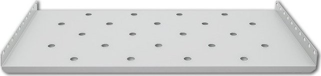 Qoltec Półka do szafy Rack stała | 490x250 | Szara