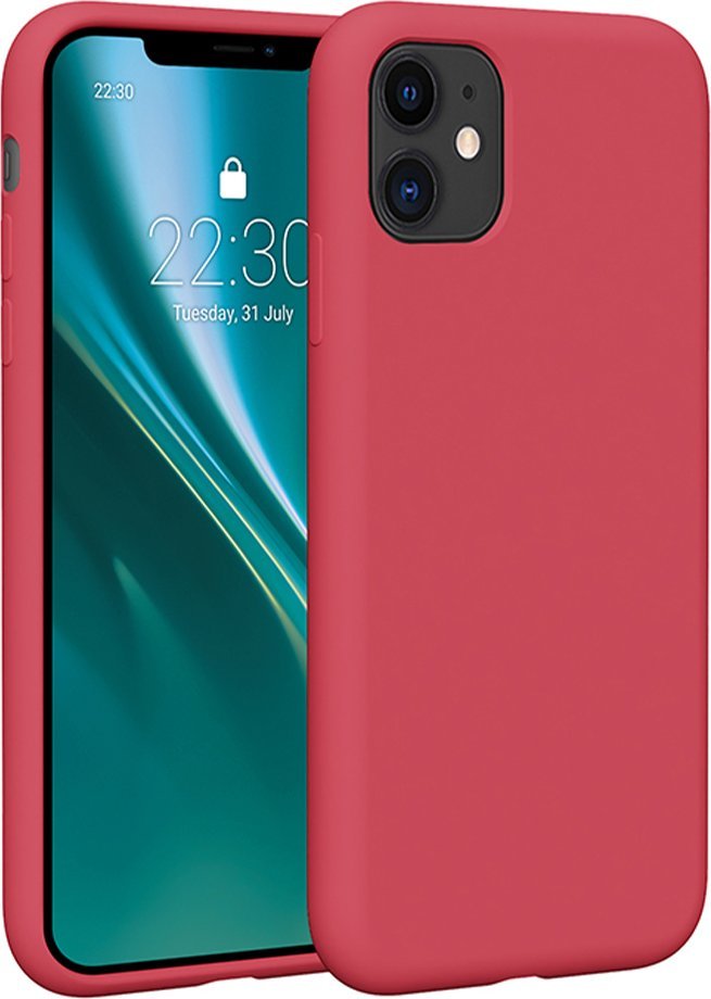 Etteri Nakładka Etteri Silicone Case do iPhone 11 malinowa