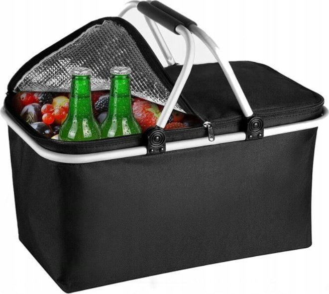 Korbi KOSZYK PIKNIKOWY SKŁADANY TERMICZNY KOSZ NA ZAKUPY