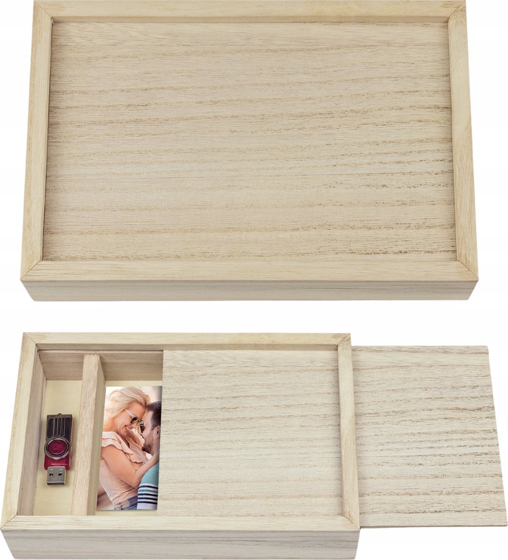Ramka ZEP ZEP Box USB 15x20 Holz für Fotos und Stick CX7568