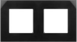 Maclean Ramka szklana Maclean MCE729B podwójna, czarna, 157x86mm