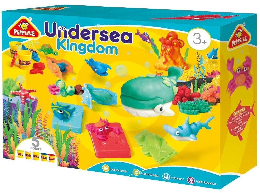 PLASTICINE SET UNDERSEA KINGDOM 5 COLORS