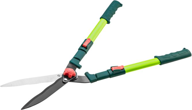 Verto Nożyce do żywopłotu faliste teleskopowe 670-880mm ostrze 200mm (15G312)