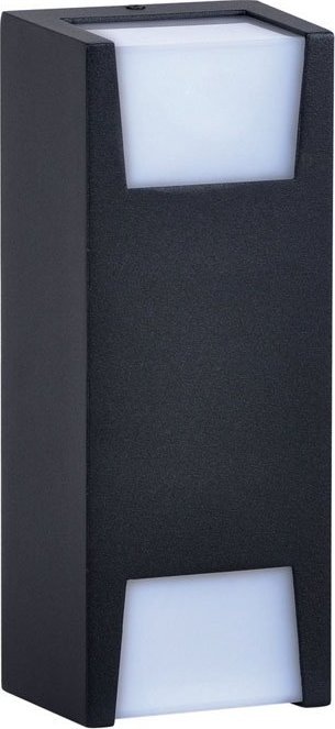 Kinkiet Lumes Czarny kinkiet zewnętrzny na taras - S338-Premio