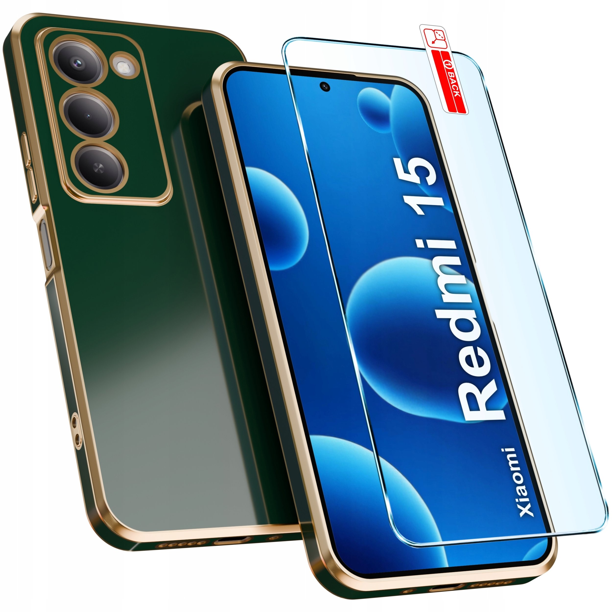 krainaGSM Etui do Xiaomi Redmi 15 4G | 5G CASE GLAMOUR SLIM + Szkło 9H