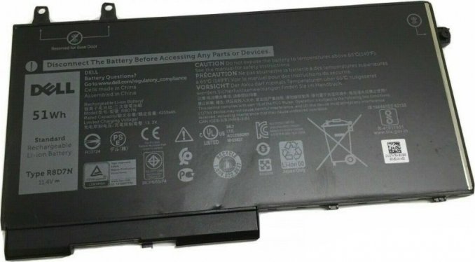 D-ELL Primary Battery - Lithium-Ion - 51Whr 3-cell for Latitude 5401/5501/5410/5510/5411/5511 ' Precision 3541/3550/3551