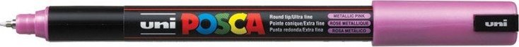 Uni MARKER PLAKATOWY UNI POSCA PC-1MR METALLIC RÓŻOWY