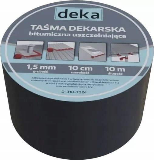 Tytan TAÅMA USZCZELNIAJÄCA DEKARSKA ALUBUTYL 10CM*10MB ALUMINIOWY