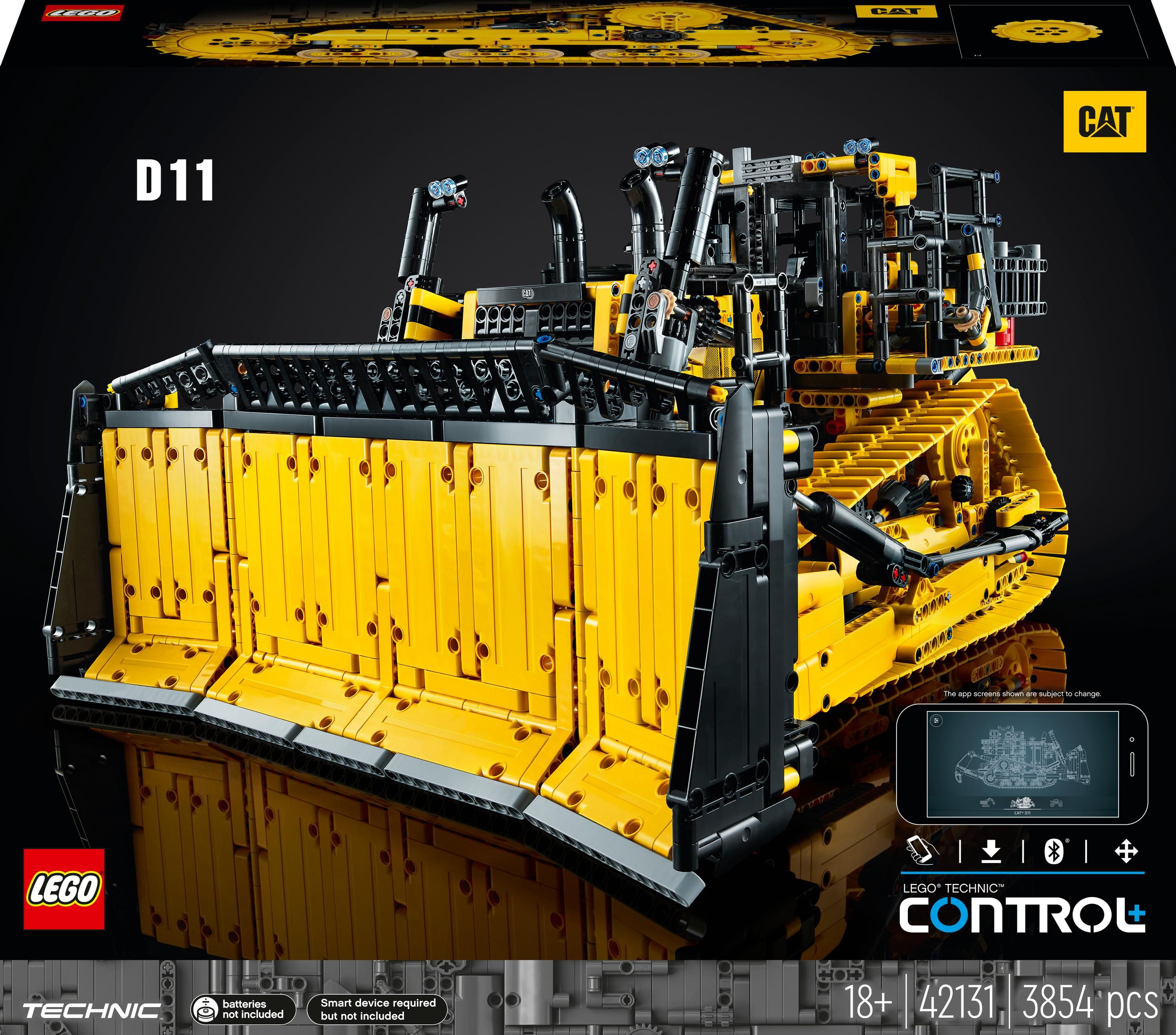 LEGO Technic Sterowany przez aplikację buldożer Cat D11 (42131)