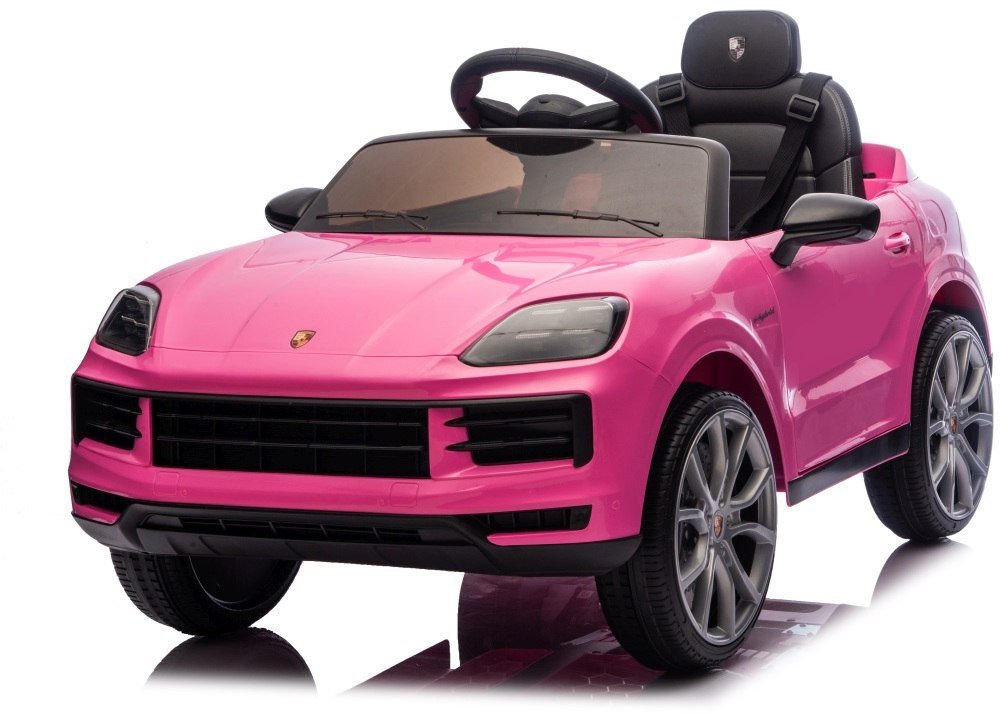 Różowe Porsche Cayenne dla Dziewczynki Licencjonowany Pojazd na Akumulator EDUKAMP