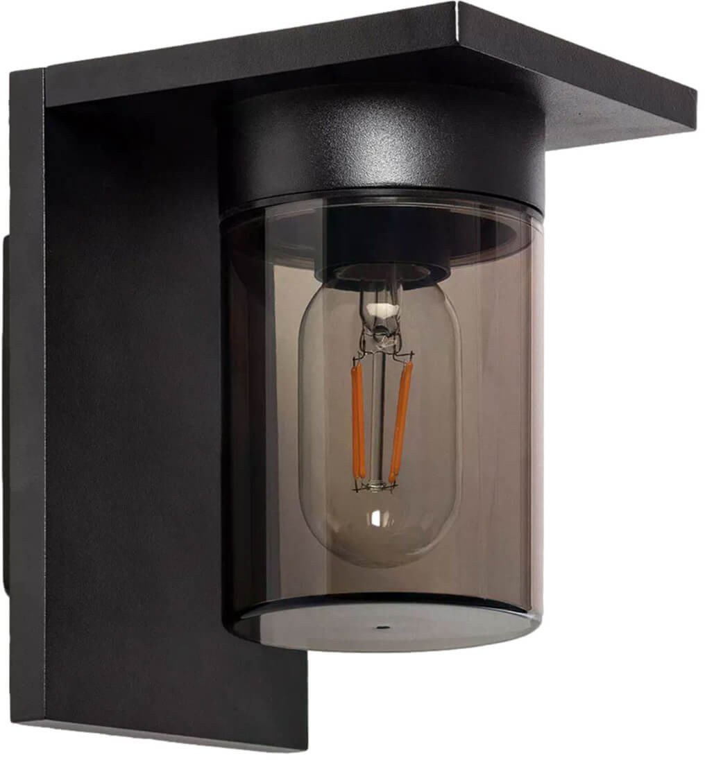 Minimalistyczny kinkiet elewacyjny Gardena Moderno ABR-KZP2-E27 IP54 czarny