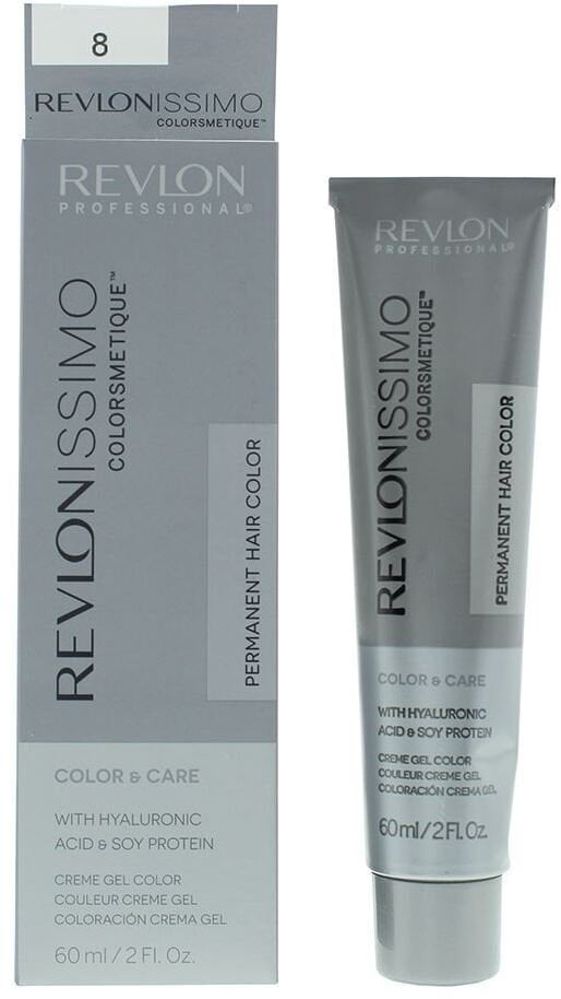 Revlon Revlonissimo Colorsmetique Hyaluronic Acid Permanent Hair Dye 8 Light Blonde 60 ml Unisex