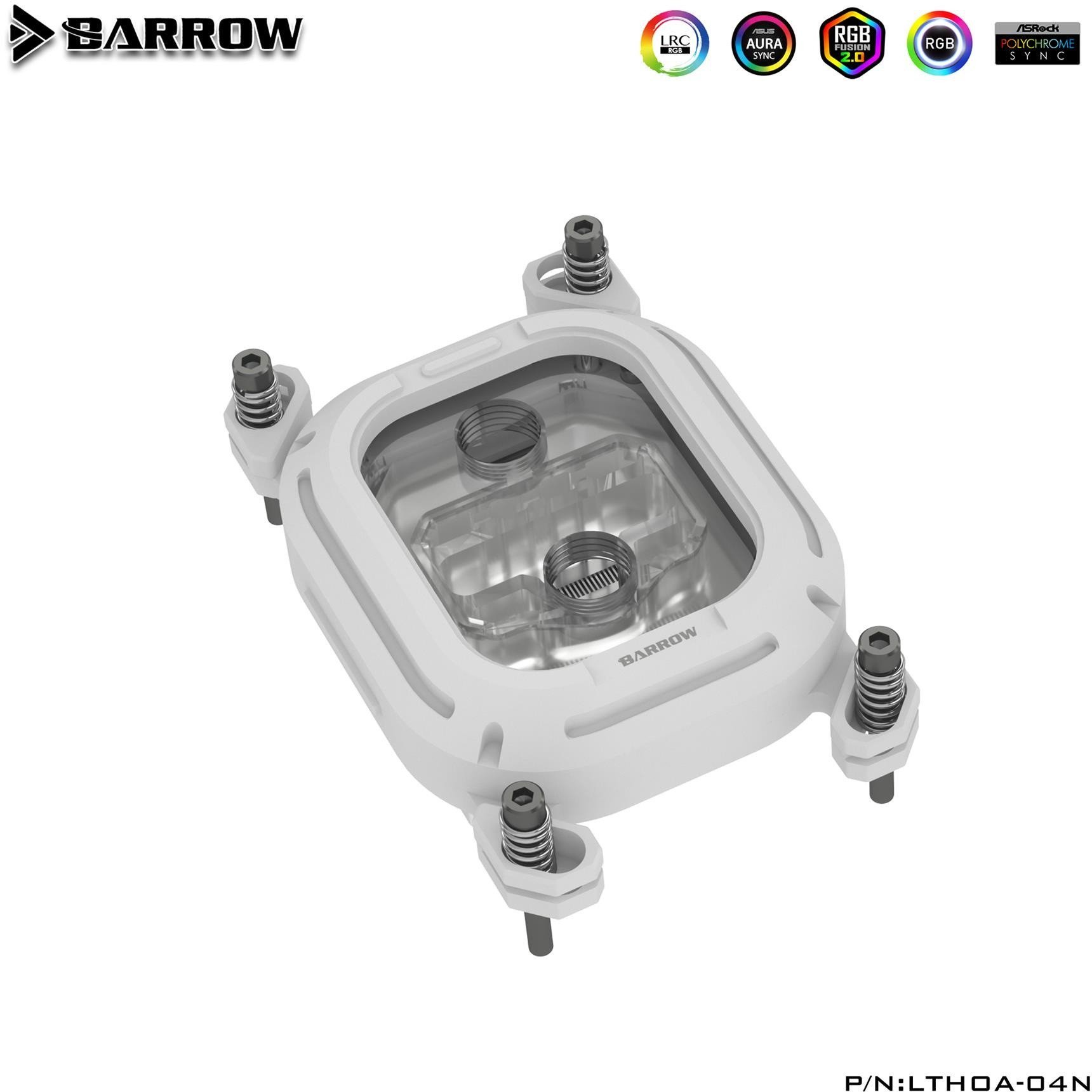 Barrow Kepler-Series CPU-Wasserblock, Intel LGA 1700/1851 - wei