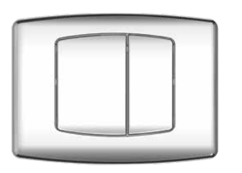 Przycisk spłukujący KK-Pol Płytka przycisku spłukującego do AQUAFIORI M04 chrom - SPP/362