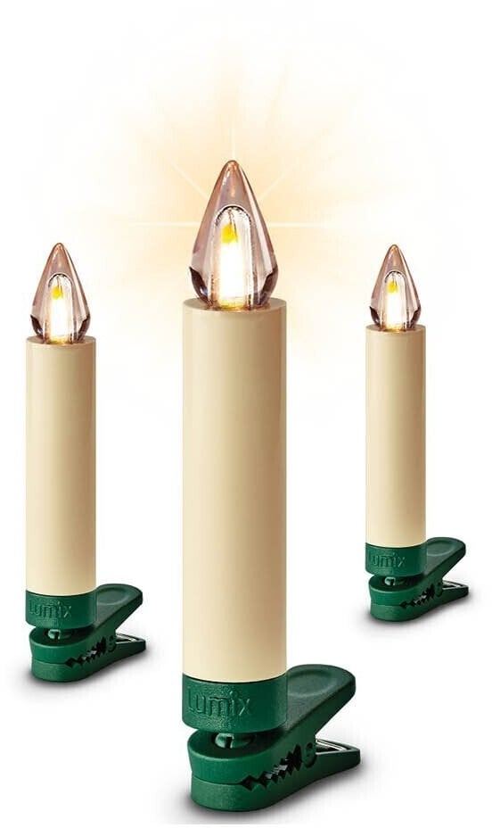 Lampki choinkowe Krinner Krinner Superlight Bavaria Mini Flame 6 pcs. Set Ivory