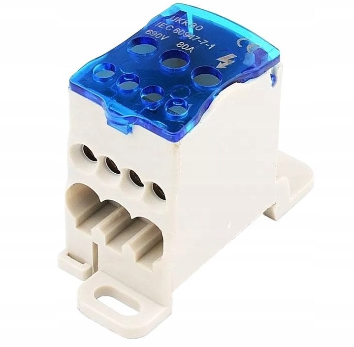 Blok rozdzielczy SPLIT 1x6-16, 4x2,5-6, 2x2,5-16, 80A E.4096/80