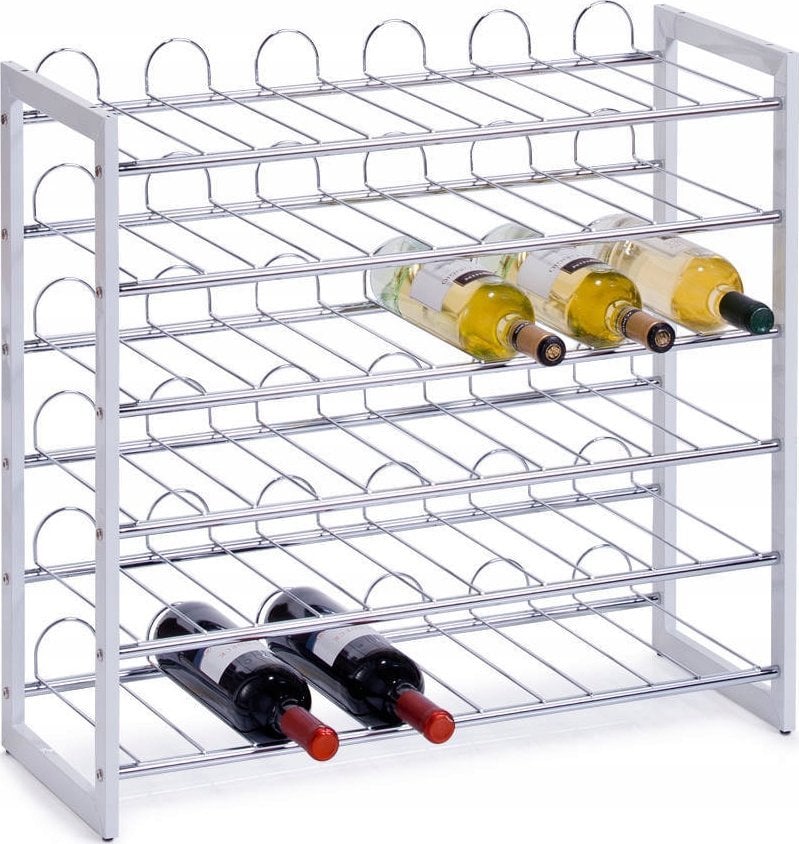 Zeller Metalowy regał na wino - 36 butelek, ZELLER