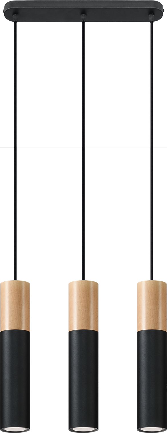 Lampa wisząca Sollux PABLO nowoczesna czarny (SL.0634)