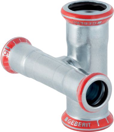 Geberit Czwórnik Mapress C-Stahl 90° 15mm (21504)