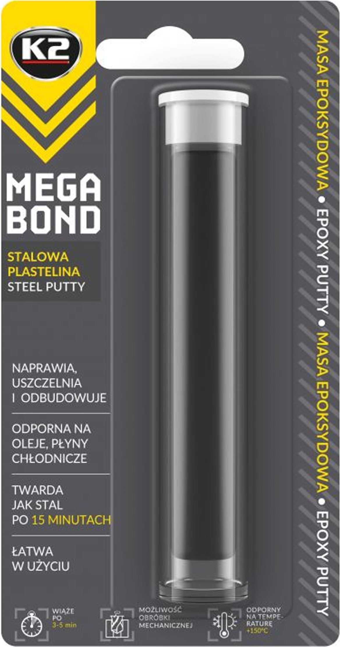 Osram K2 MEGA BOND STALOWA PLASTELINA EPOKSYDOWA 20G